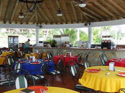 Hotel Punta Galeon Resort Contadora Island Restaurang bild